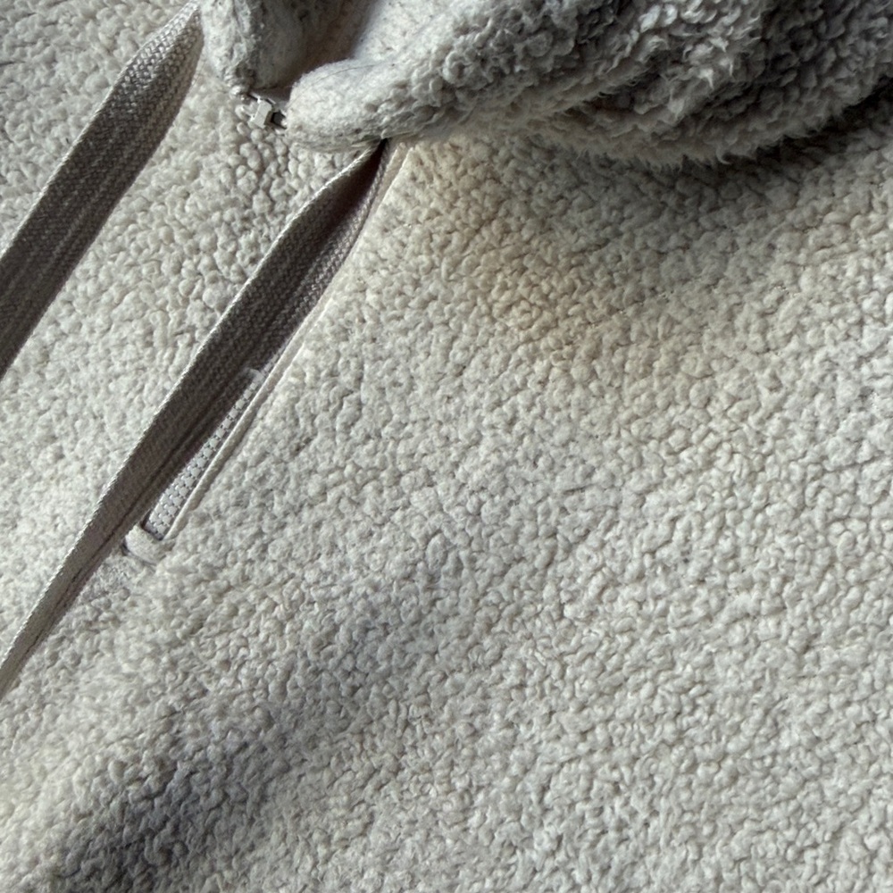 Athleta Cozy Cream Sherpa Pullover - Picture 3 of 4
